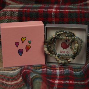 NWT Genuine Stone Stretch Bracelet